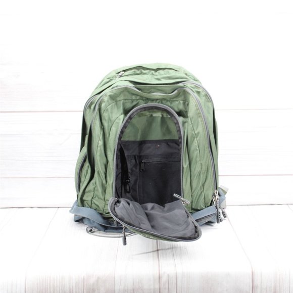 LL Bean Unisex Adult Hunter Green 42L Capacity Hiking College School Backpack - Picture 7 of 10